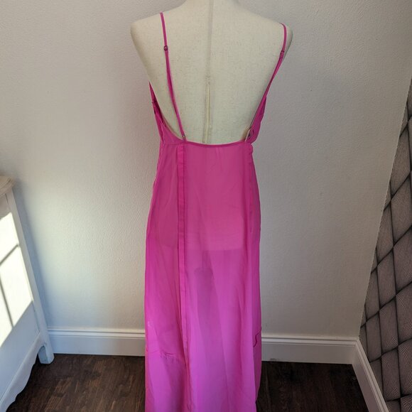 Anthropologie Sheer Paneled Midi Dress - Picture 7 of 11